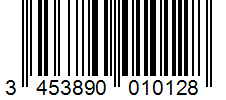 Barcode 3453890010128