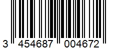 Barcode 3454687004672