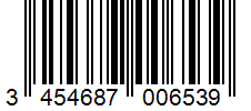 Barcode 3454687006539