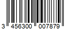 Barcode 3456300007879