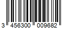 Barcode 3456300009682