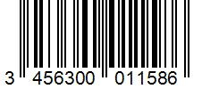Barcode 3456300011586