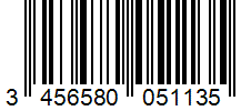 Barcode 3456580051135