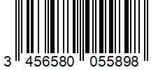 Barcode 3456580055898
