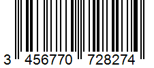 Barcode 3456770728274