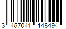 Barcode 3457041148494