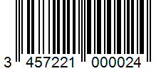 Barcode 3457221000024