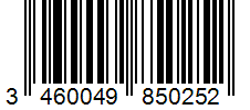 Barcode 3460049850252
