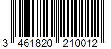 Barcode 3461820210012