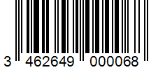 Barcode 3462649000068