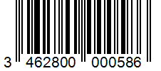 Barcode 3462800000586