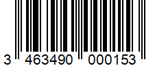 Barcode 3463490000153