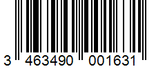 Barcode 3463490001631