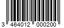 Barcode 3464012000200