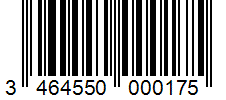 Barcode 3464550000175
