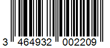 Barcode 3464932002209