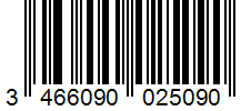 Barcode 3466090025090
