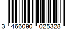 Barcode 3466090025328