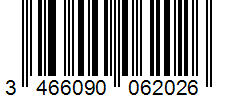 Barcode 3466090062026