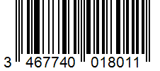 Barcode 3467740018011