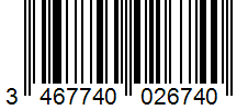 Barcode 3467740026740