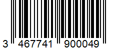 Barcode 3467741900049