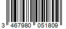 Barcode 3467980051809
