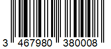 Barcode 3467980380008