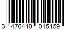 Barcode 3470410015159