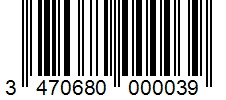 Barcode 3470680000039