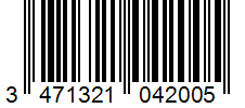 Barcode 3471321042005