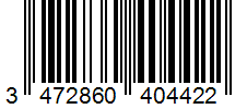 Barcode 3472860404422