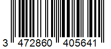 Barcode 3472860405641