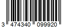 Barcode 3474340099920