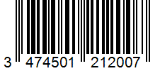 Barcode 3474501212007