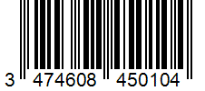 Barcode 3474608450104