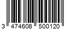 Barcode 3474608500120