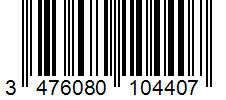 Barcode 3476080104407