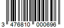 Barcode 3476810000696