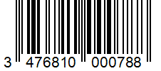 Barcode 3476810000788