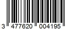 Barcode 3477620004195
