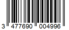 Barcode 3477690004996