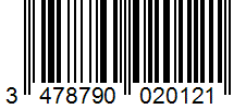 Barcode 3478790020121
