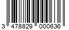 Barcode 3478829000636