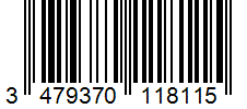 Barcode 3479370118115
