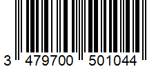 Barcode 3479700501044