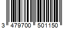 Barcode 3479700501150