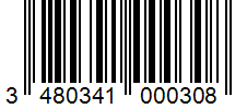 Barcode 3480341000308