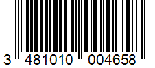 Barcode 3481010004658