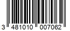 Barcode 3481010007062